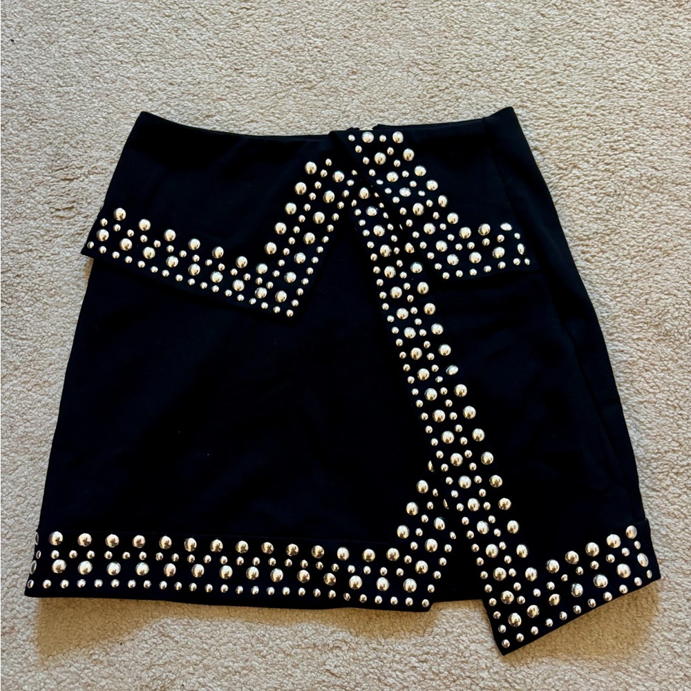 Black Beaded Skirt